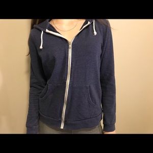 Dark blue zip up